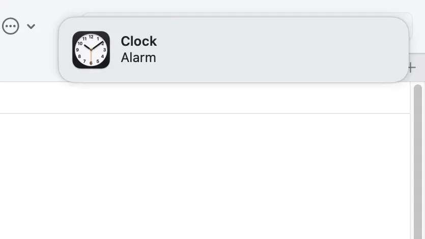 đặt báo thức macos