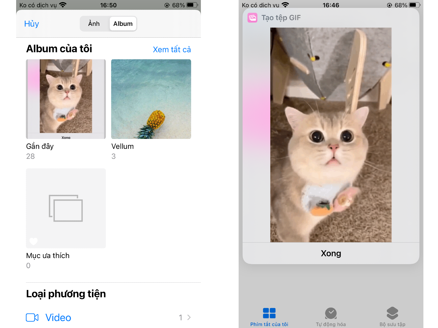 tạo ảnh gif từ video