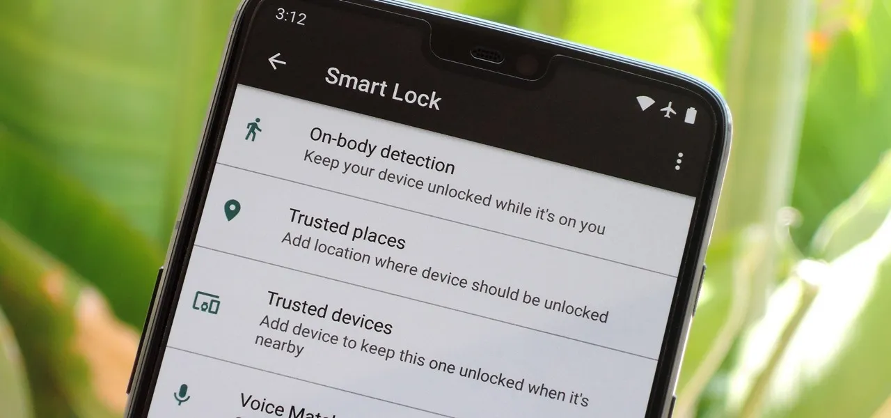 Tính năng smart lock trên samsung galaxy