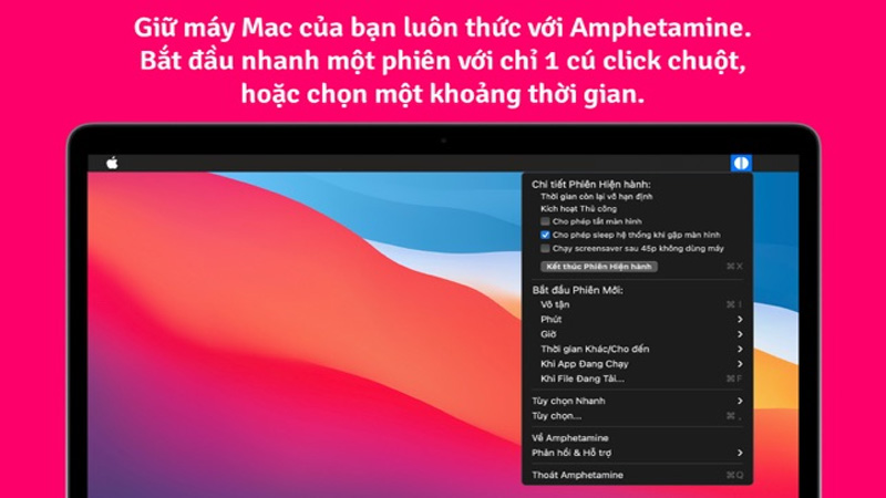 Amphetamine – Ngăn máy tắt màn hình