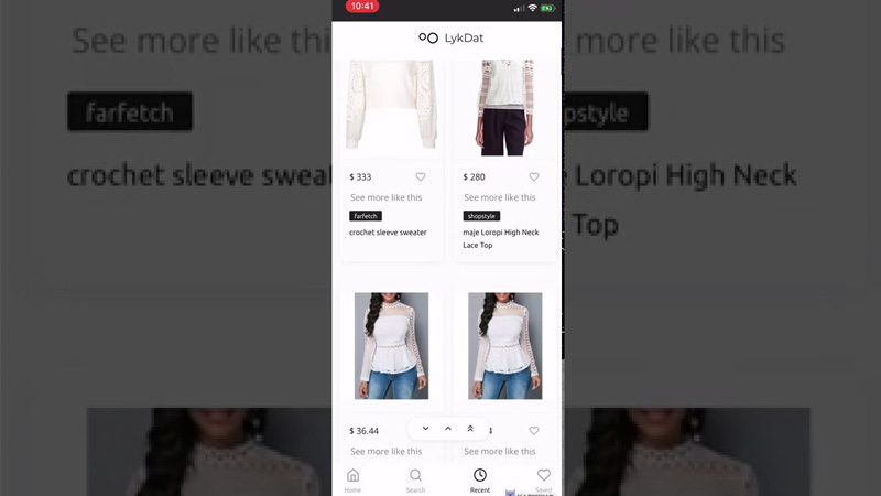 Lykdat là một trong những công cụ thú vị nhất để tìm quần áo từ hình ảnh