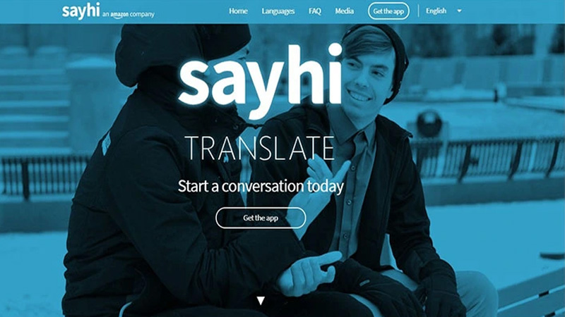 SayHi là ứng dụng được tạo ra để dịch giọng nói và văn bản, tuy nhiên sẽ hạn chế trong các tính năng khác, mặc dù ứng dụng sẽ hỗ trợ nhiều ngôn ngữ và số lượng lớn phương ngữ Tây Ban Nha