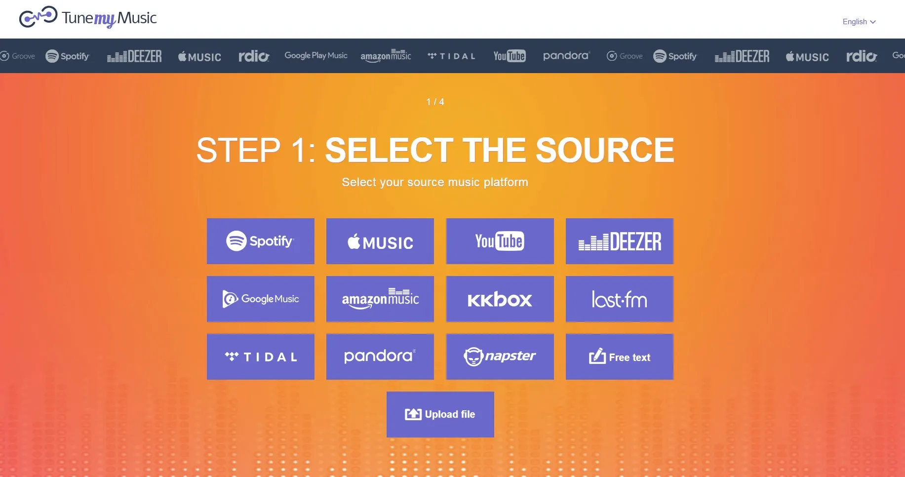 trang web tune my music