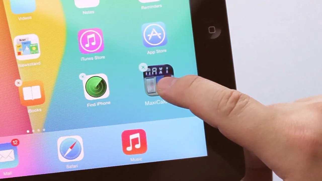 Xoá ứng dụng ipad