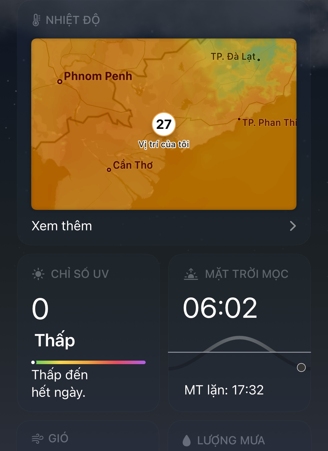 cách check nhanh cường độ tia UV trên điện thoại iPhone, iPad