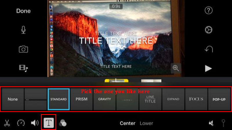 Dùng ứng dụng iMovie for iOS