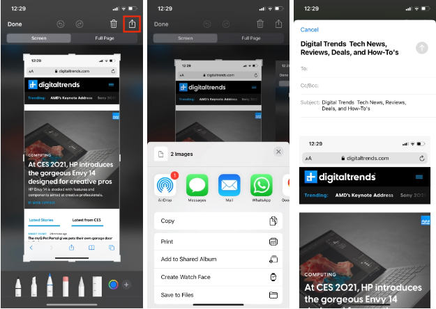 Cách chụp màn hình iPhone 11