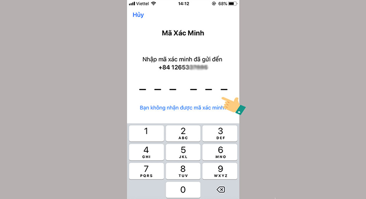 Khôi phục tài khoản iCloud qua điện thoại