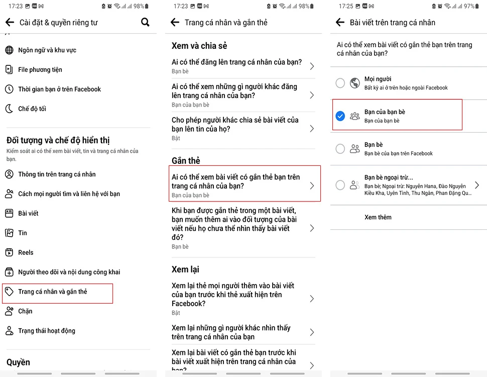 Cách hạn chế người lạ gắn thẻ trên Facebook