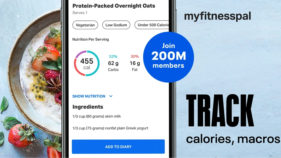 2.&nbsp;MyFitnessPal - giảm cân với&nbsp;chế độ ăn lành mạnh