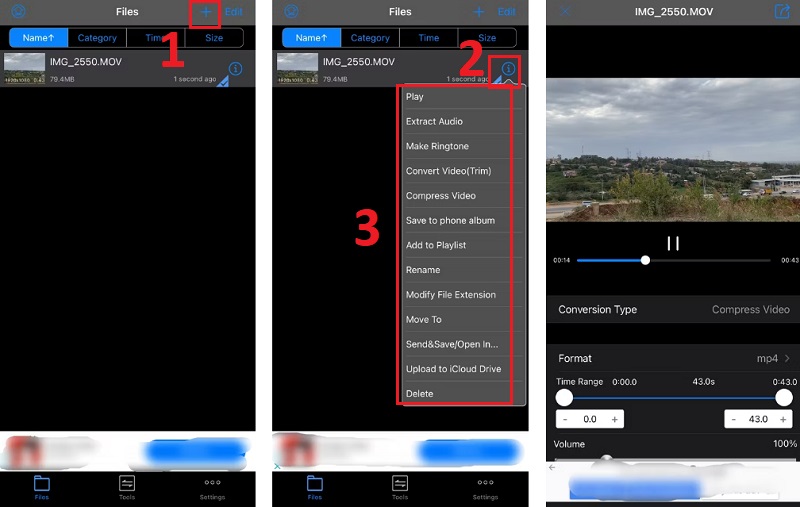 Cách dùng phần mềm Media Converter để nén video trên iphone 