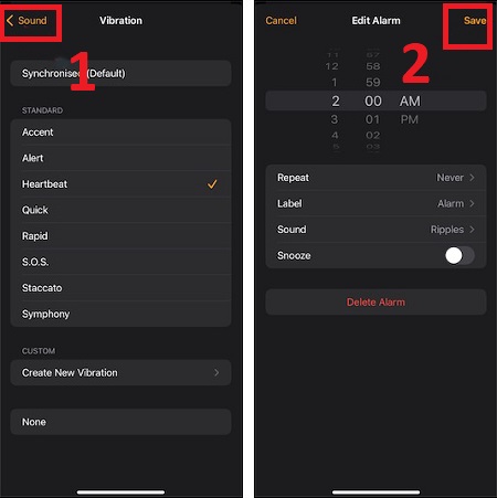Nhấn biểu tượng quay lại < bước trước khoảng 2 lần, rồi nhấn nút Lưu (Save).