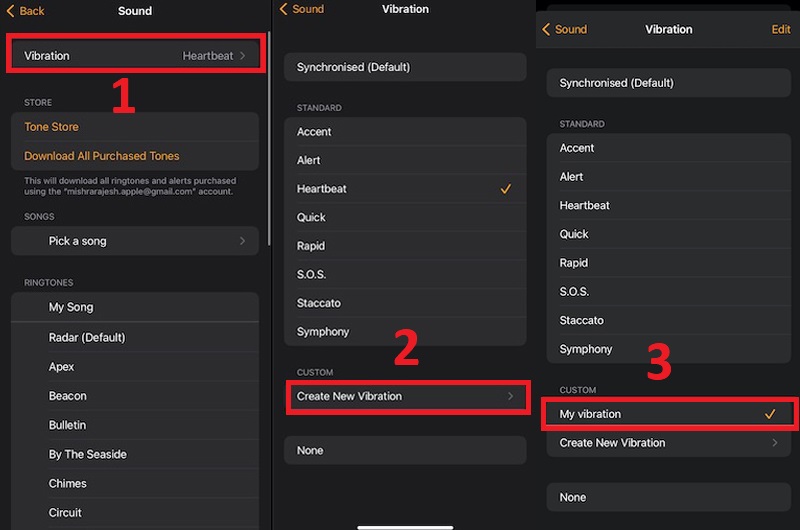 Sáng tạo ra âm thanh rung theo phong cách của bạn trên iPhone 