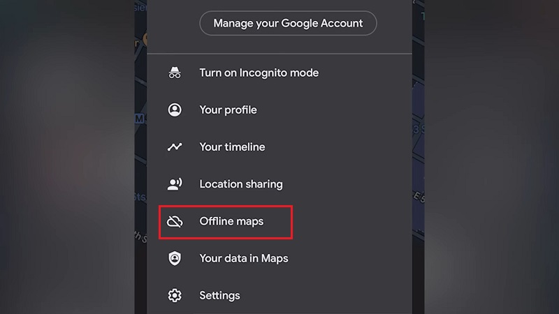 Tải bản đồ đường đi offline