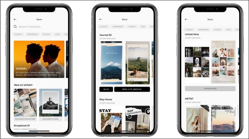 Sử dụng phần mềm tạo Story thứ 3