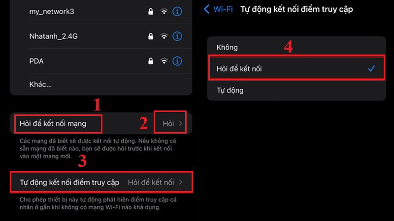 Tự động kết nối wifi trên iPhone
