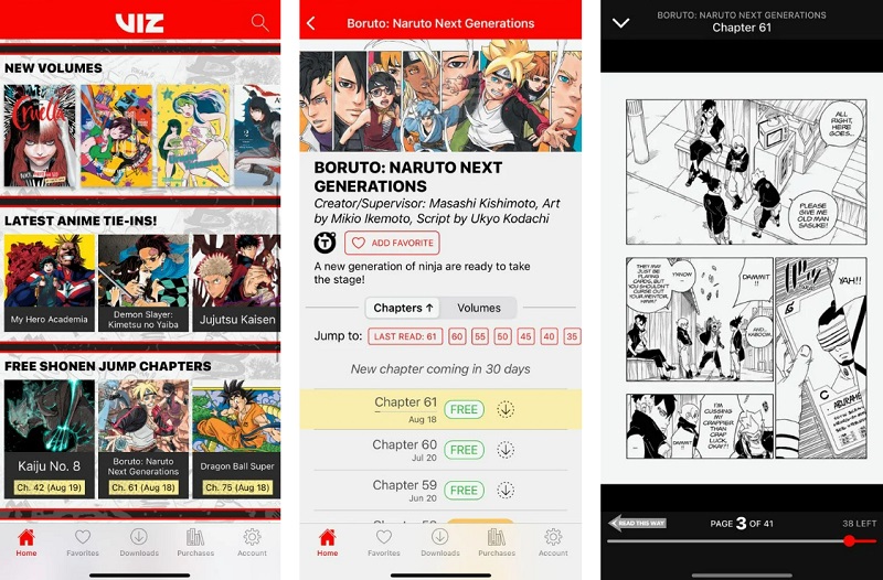 Ứng dụng VIZ Manga