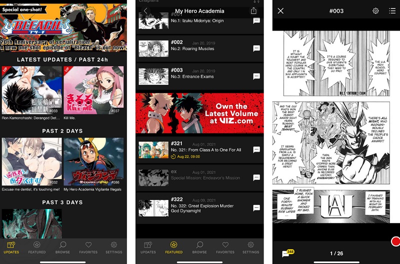 Ứng dụng MANGA Plus