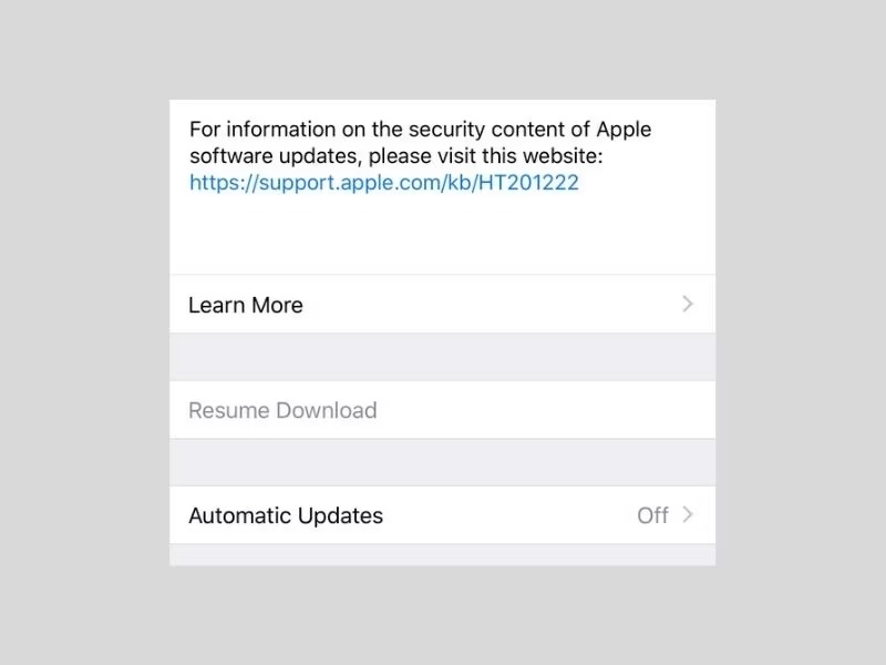 6 cách cực hiệu quả để khắc phục sự cố bị tạm dừng khi cập nhật iOS