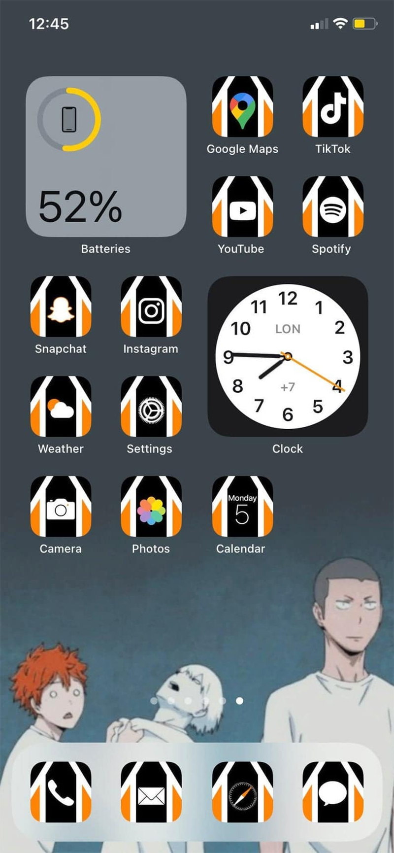 Chủ đề Anime iPhone