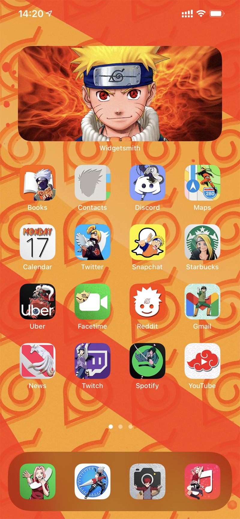 Chủ đề Naruto iPhone