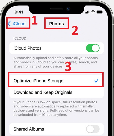 Tối ưu hóa dung lượng iPhone 