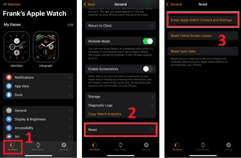Khôi phục cài đặt gốc Apple Watch