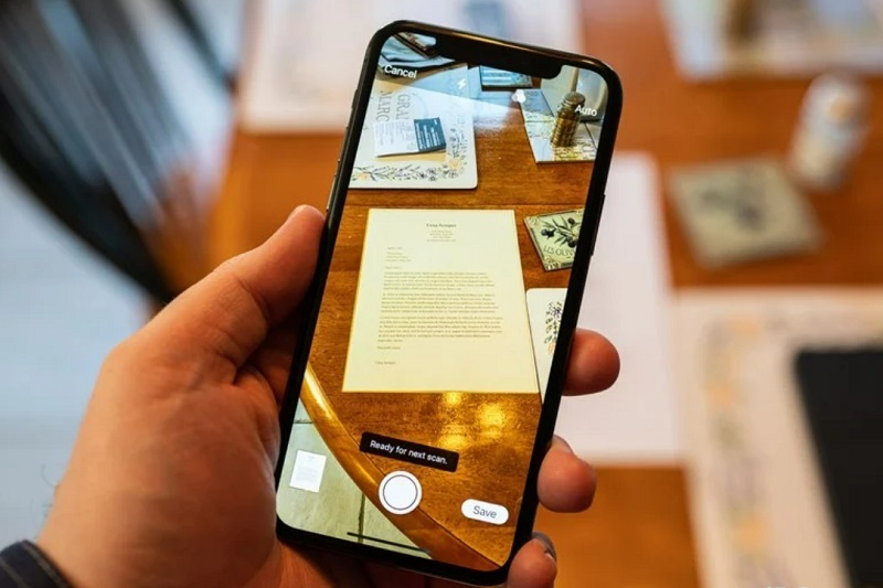 Quét tài liệu (Scan tài liệu) trên iphone bằng ứng dụng ghi chú 