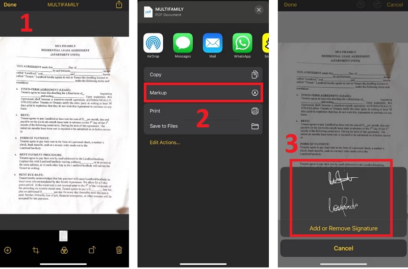 Ứng dụng chữ ký trên iphone 