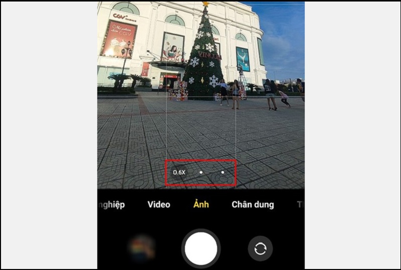 Sử dụng camera góc rộng