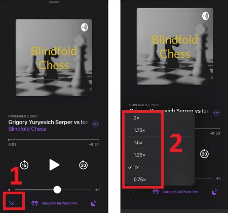 Thay đổi tốc độ phát lại
