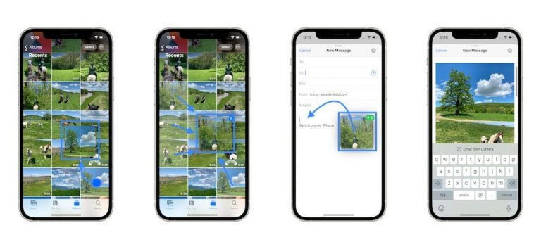 Tính năng kéo thả file giữa các ứng dụng