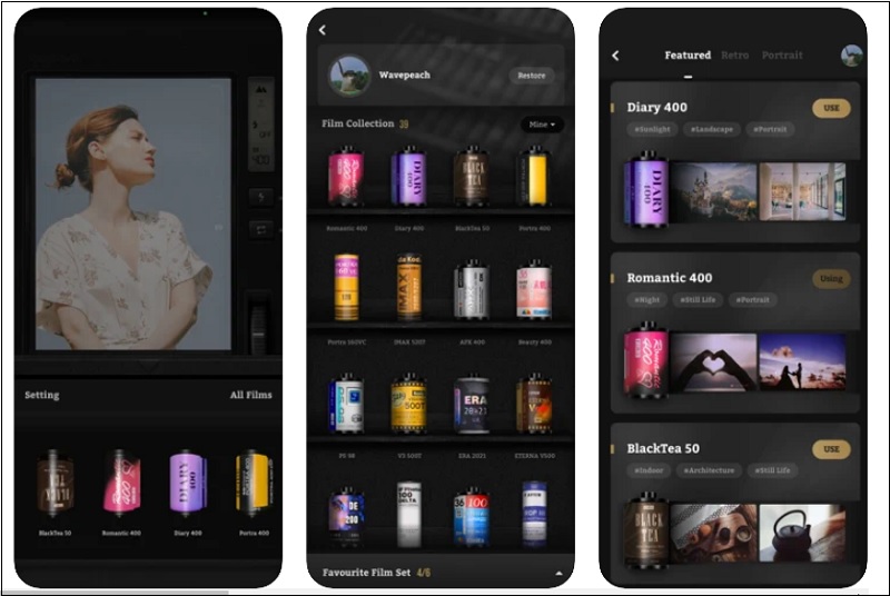 Ứng dụng chụp ảnh phim FIMO - Analog Camera