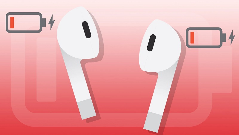 AirPods tụt pin quá nhanh