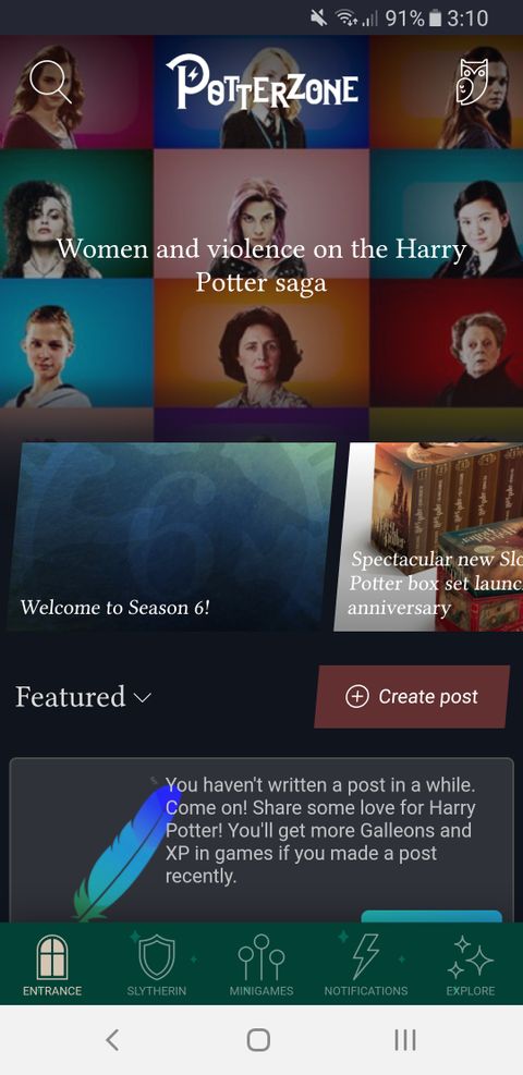 Potterzone cho phép người chơi thiết kế nhân vật phù thủy của riêng mình