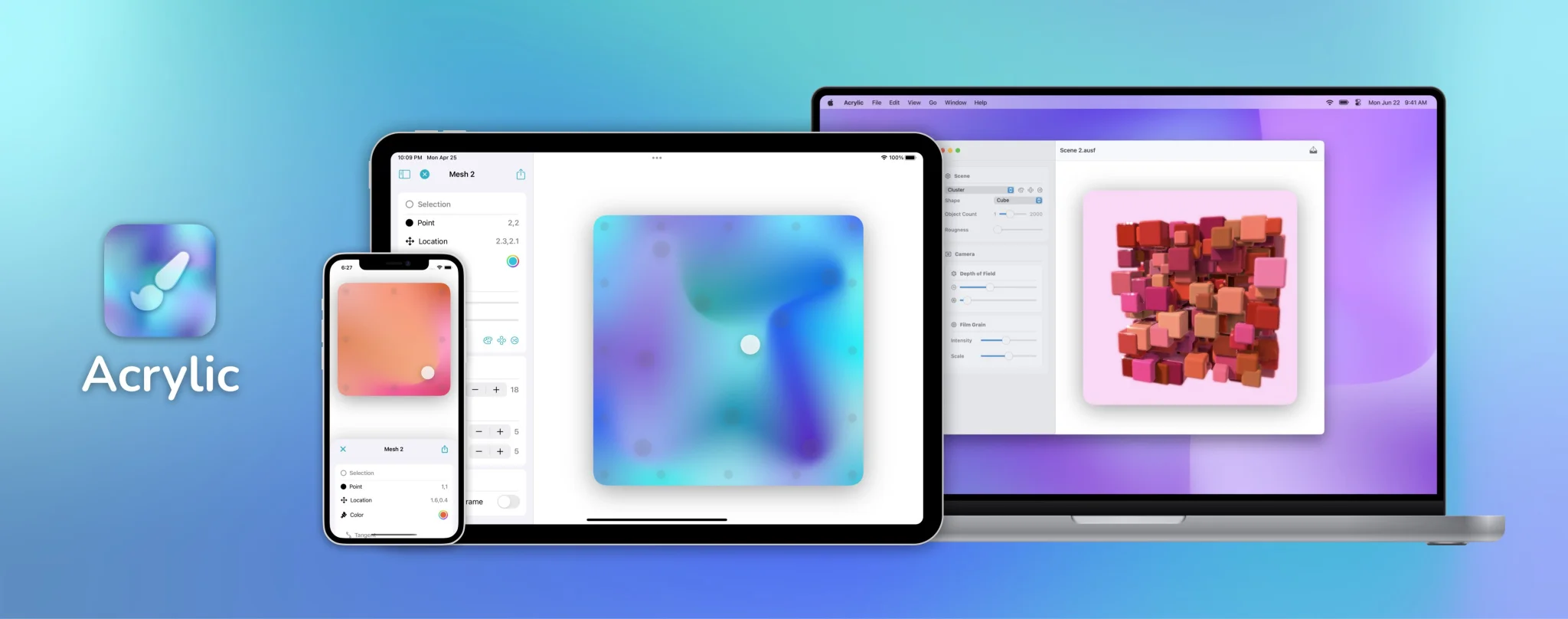 Ứng dụng hình nền dành cho iOS và macOS.