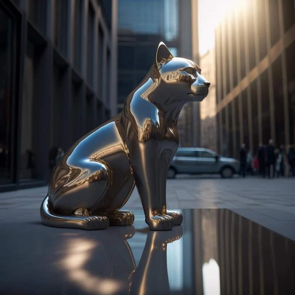 mèo AI vẽ đẹp nhức nách