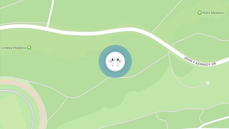 Theo dõi AirPods bằng mạng Find My