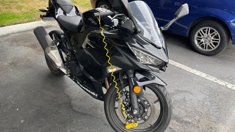 Xe máy được tìm thấy lại nhờ vào AirTag