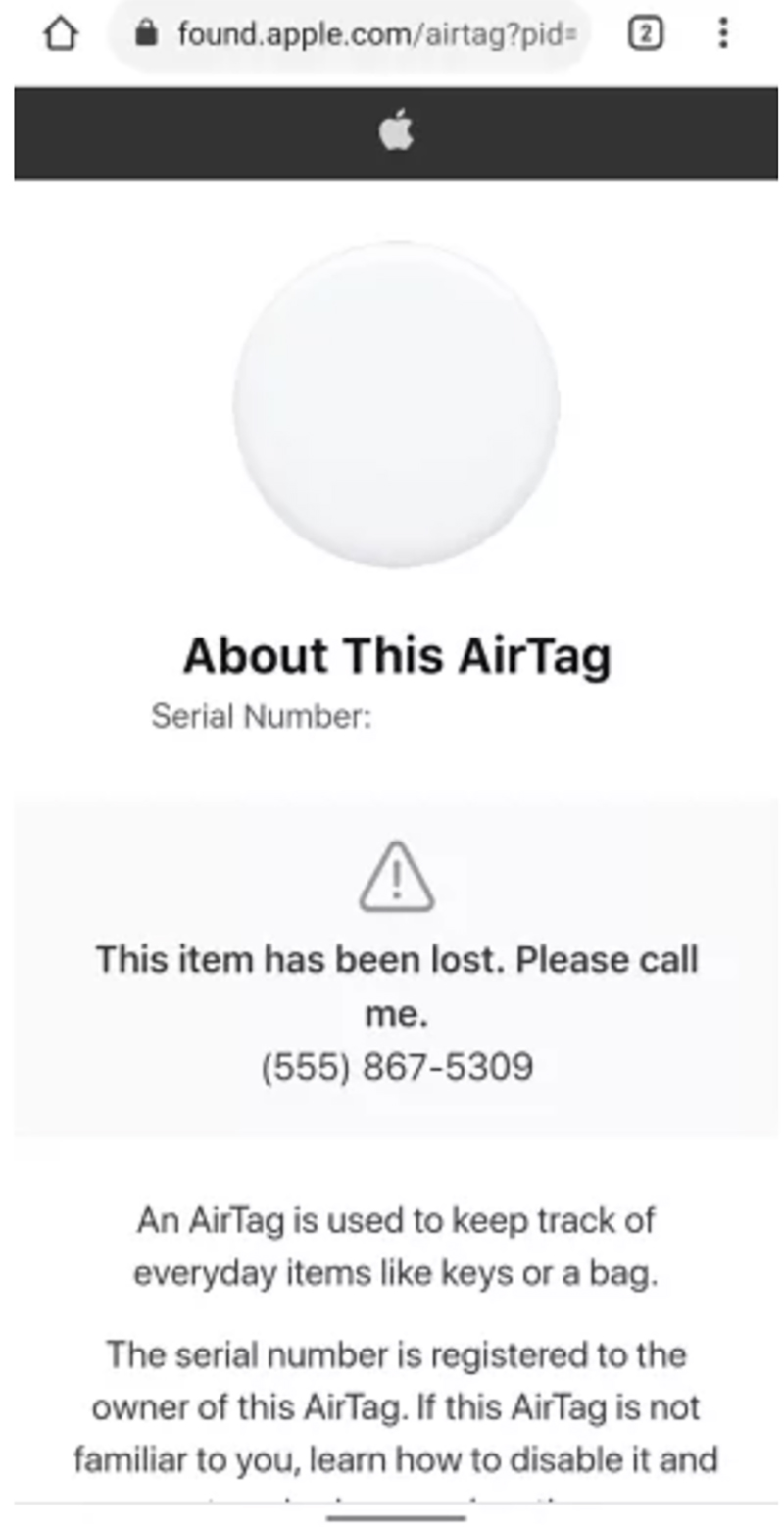 44725 Pos-d756-4469-9111-e7800a885322  Khi tìm thấy một thẻ bị mất, người dùng có thể quét thẻ đó bằng NFC ngay cả khi có điện thoại Android.