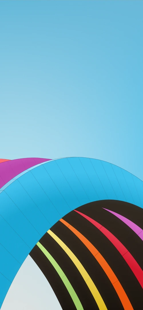 Ảnh nền Color Block style khơi sáng tạo cho iFan