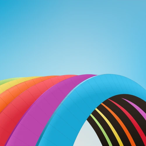 Ảnh nền Color Block style khơi sáng tạo cho iFan