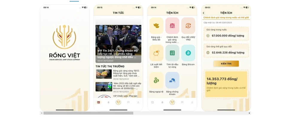 Đầu Tư Vàng: Nắm bắt cả thông tin thị trường tài chính trong tầm tay