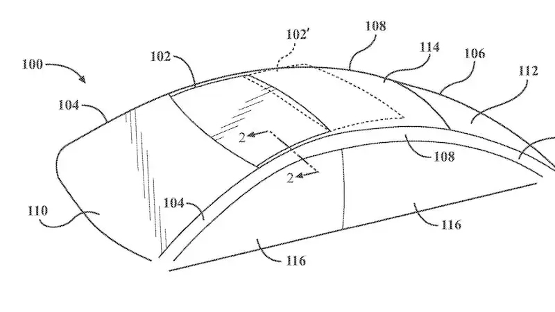 Bằng sáng chế về cửa sổ trời của Apple Car