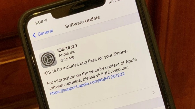 Apple chính thức khóa sign iOS 14.0.1