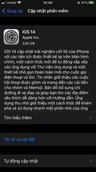 Apple phát hành iOS 14 và iPadOS 14 Golden Master