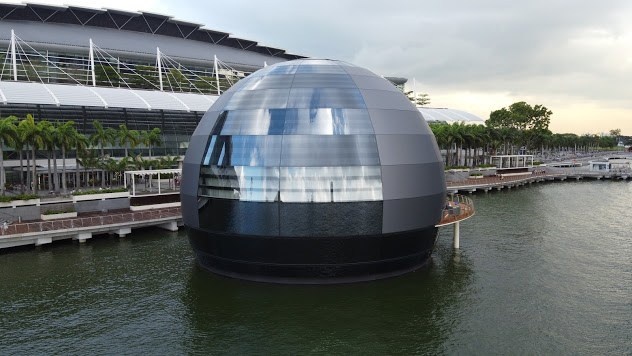 Apple Store mở của hàng trên mặt nước ở Singapore