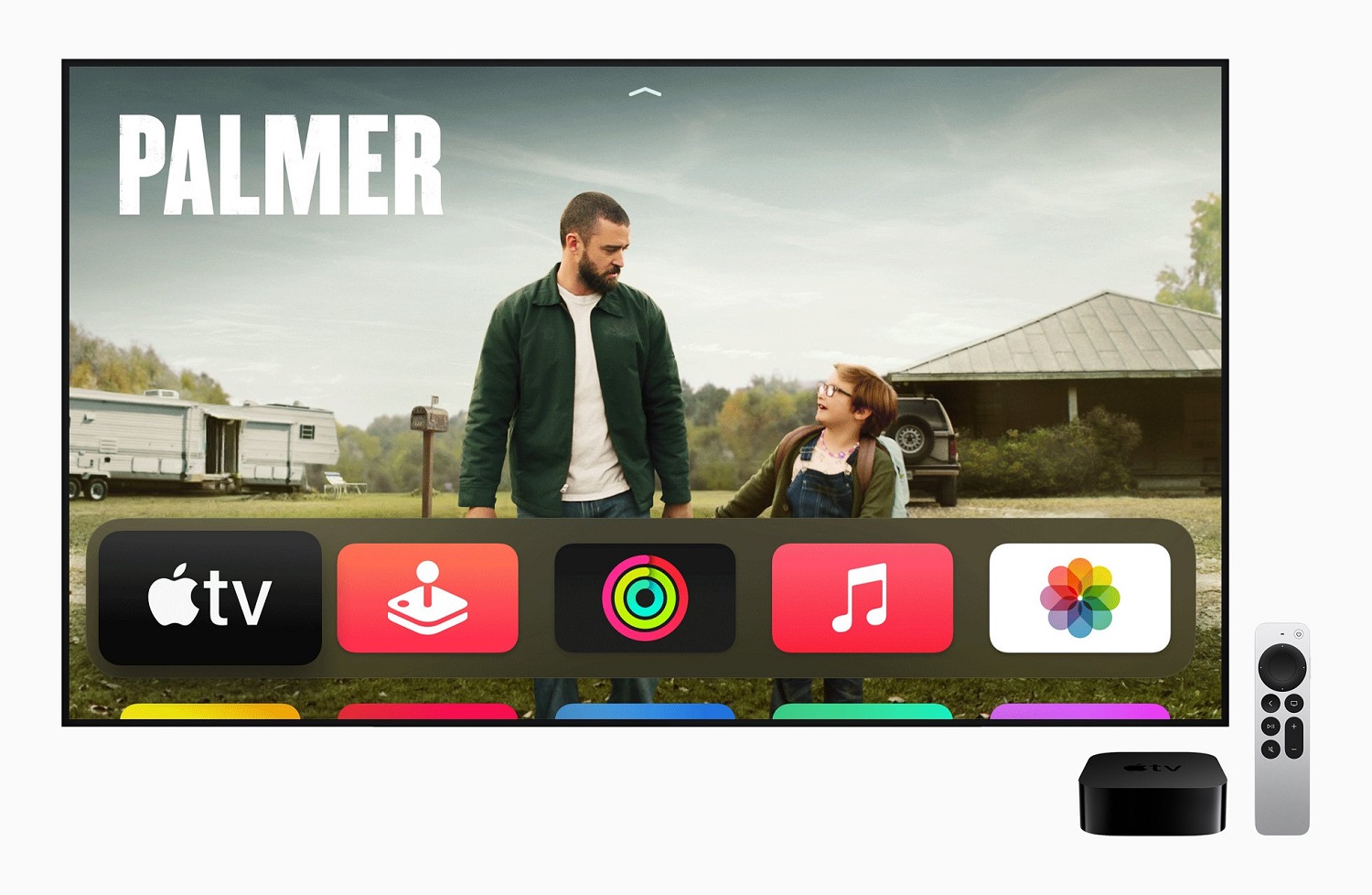 Apple TV 4K được tích hợp các ứng dụng giải trí, chăm sóc sức khỏe như: Apple iPhotos, Apple Fitness +, Apple Arcade, Apple News +