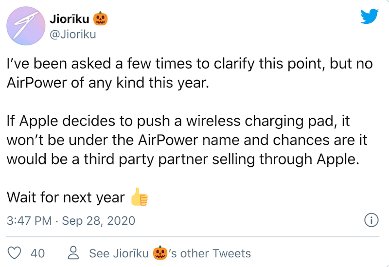 Apple vẫn phải ngậm ngùi dời ngày ra mắt AirPower vào năm sau?