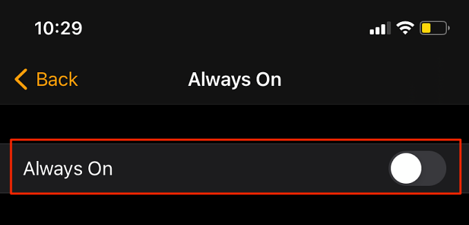 Khắc phục Apple Watch bị tụt pin nhanh bằng cách tắt Always-On